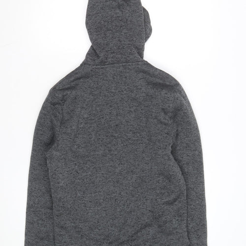 Arizona Jean Co Men's Grey Full Zip Hooded Fleece Lined Hoodie Size S