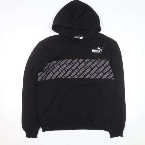 Puma Men's Black Pullover Hoodie Small Sportswear Fleece