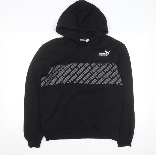 Puma Men's Black Pullover Hoodie Small Sportswear Fleece