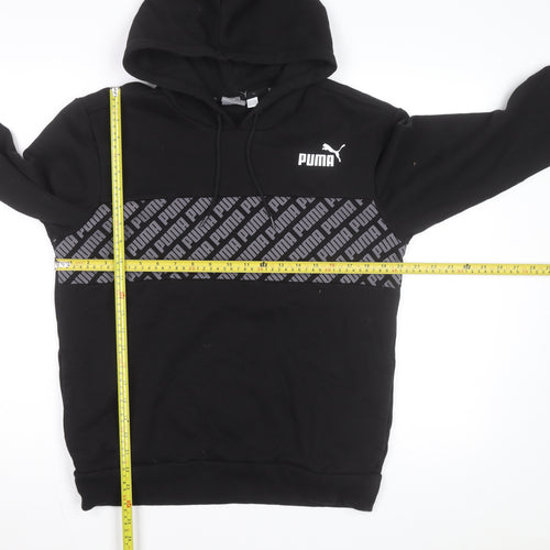 Puma Men's Black Pullover Hoodie Small Sportswear Fleece