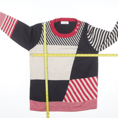 Marks and Spencer Women’s Multicoloured Striped Jumper Size 14