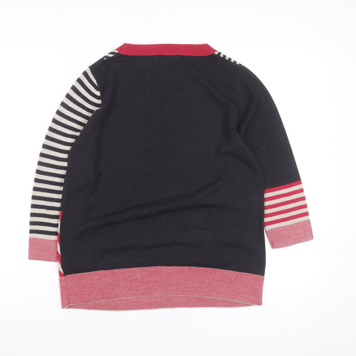 Marks and Spencer Women’s Multicoloured Striped Jumper Size 14