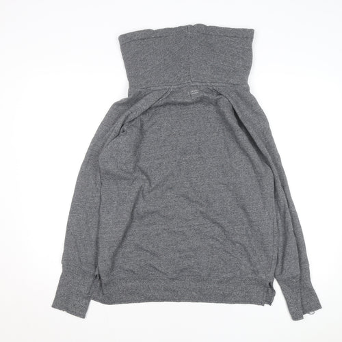 Calvin Klein Men’s Grey Pullover Hoodie L High Neck Performance Logo