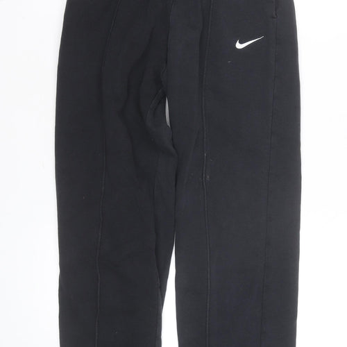 Nike Men's Black XS Fleece Sweatpants with Elastic Waist