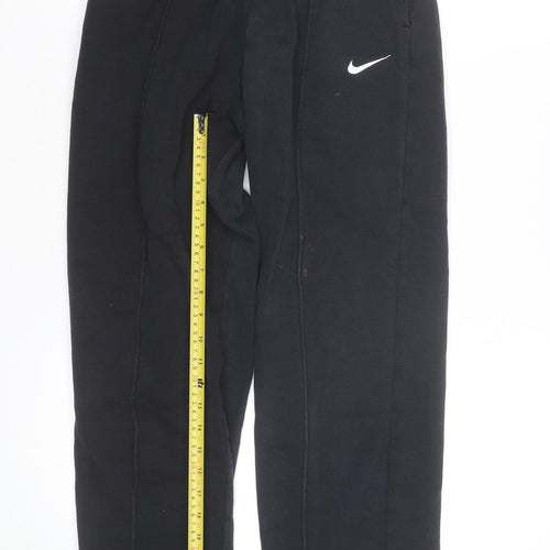 Nike Men's Black XS Fleece Sweatpants with Elastic Waist