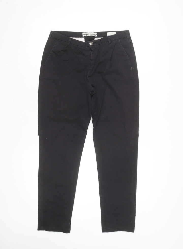 Scotch & Soda Men's Black Chino Trousers Size 26/32 Slim Fit