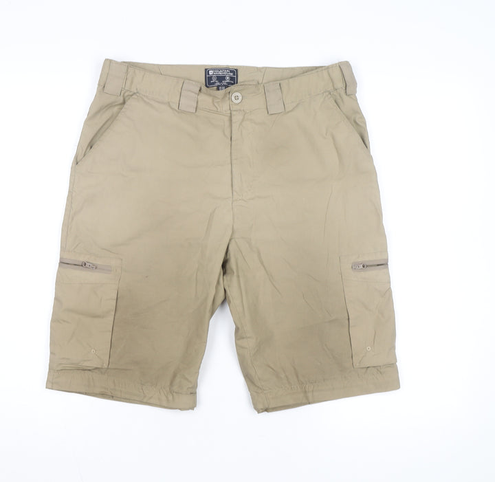 Mountain Warehouse Men’s Beige Cargo Shorts Size 32 Quick Dry Outdoor