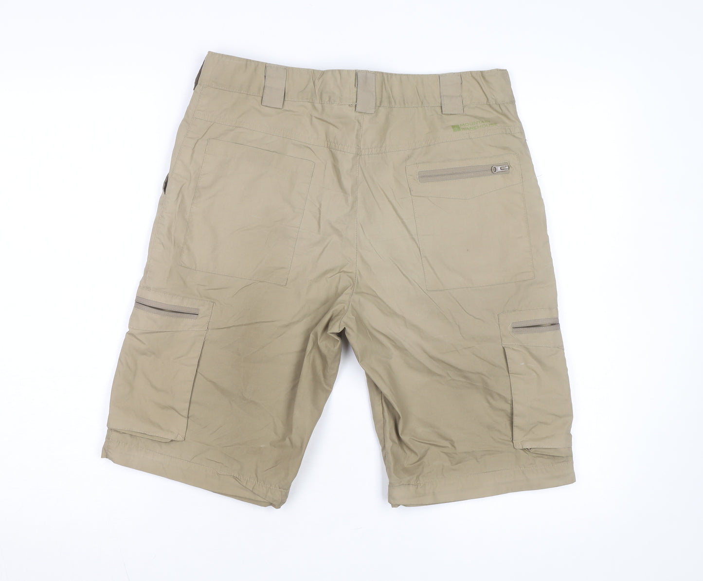Mountain Warehouse Men’s Beige Cargo Shorts Size 32 Quick Dry Outdoor