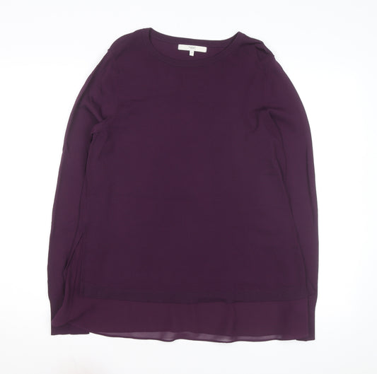 Next Women’s Purple Long Sleeve Crew Neck Pullover Jumper Size 12