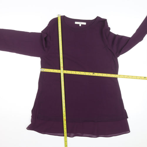 Next Women’s Purple Long Sleeve Crew Neck Pullover Jumper Size 12