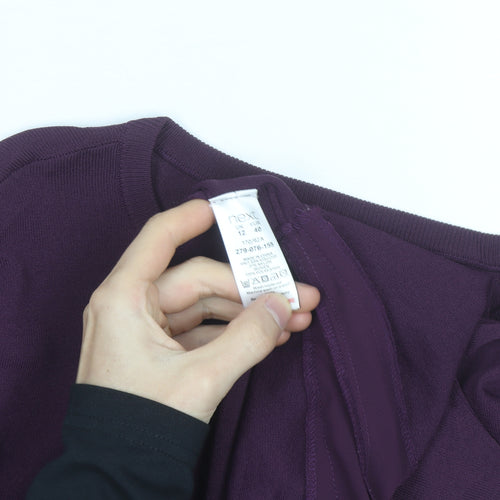 Next Women’s Purple Long Sleeve Crew Neck Pullover Jumper Size 12