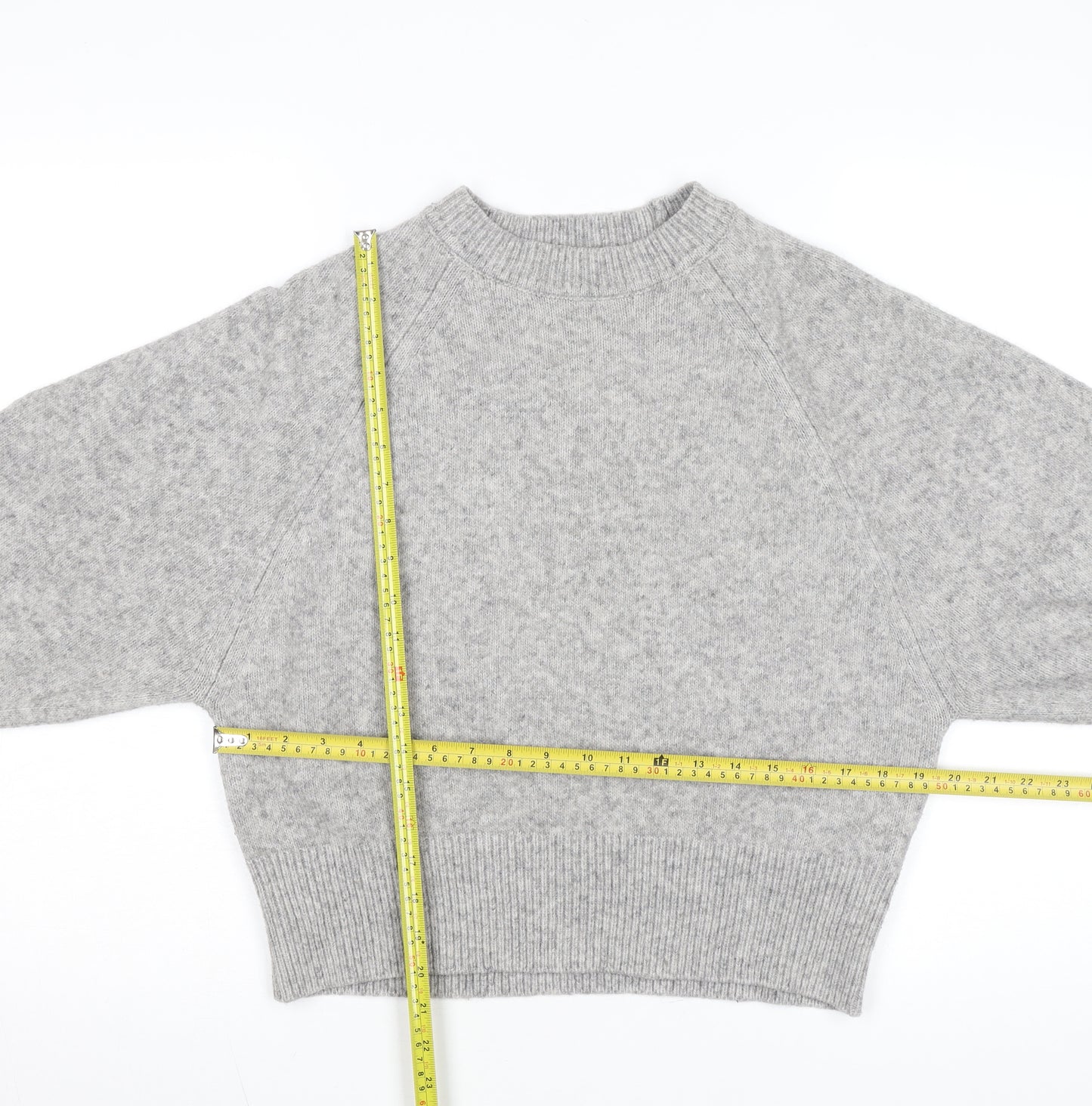 Ropé Picnic Grey Wool Blend Men's M Crew Neck Pullover Jumper