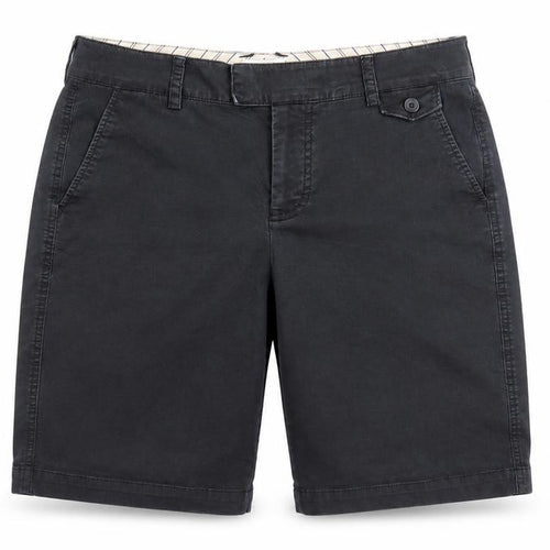 Dockers Womens Black Chino Shorts Size 12 Mid Rise Stretch Twill