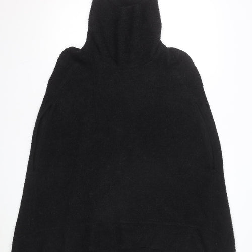 Next Women’s Black Roll Neck Cape Knit Jumper L