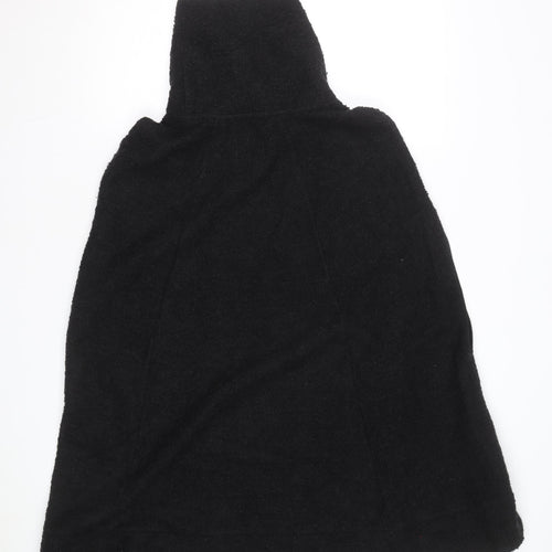 Next Women’s Black Roll Neck Cape Knit Jumper L