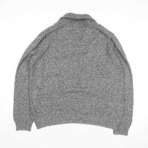 Primark Womens Grey Cable-Knit Button Cardigan XL