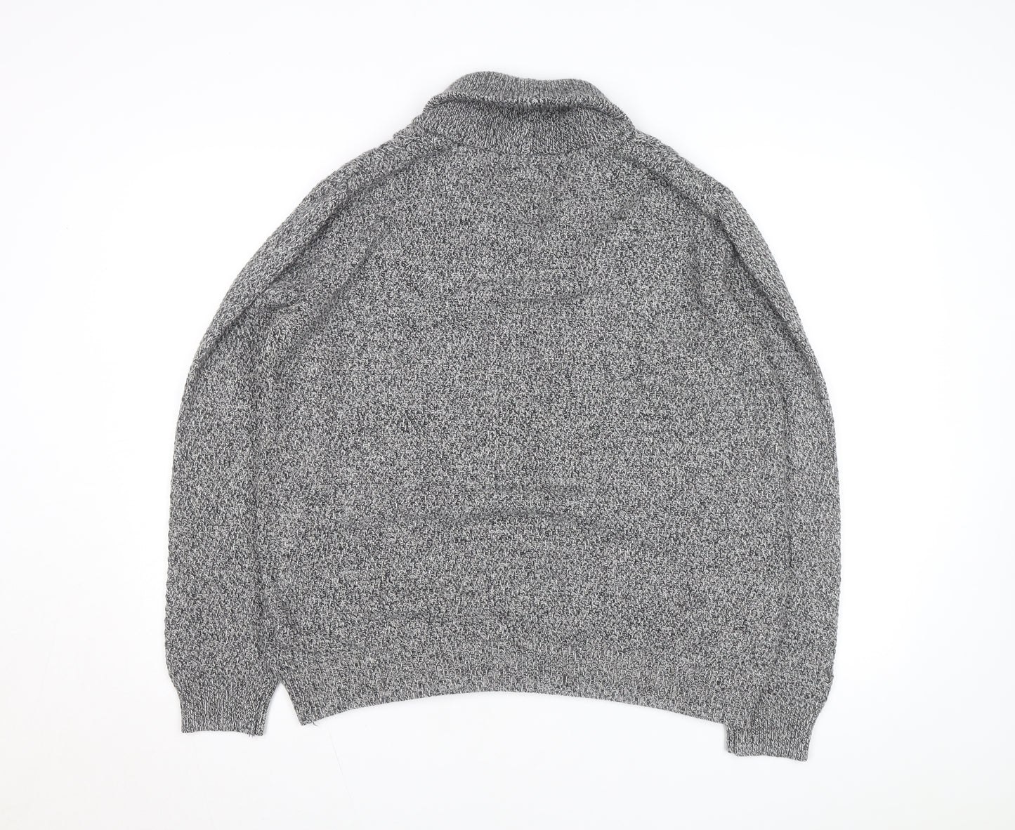 Primark Womens Grey Cable-Knit Button Cardigan XL
