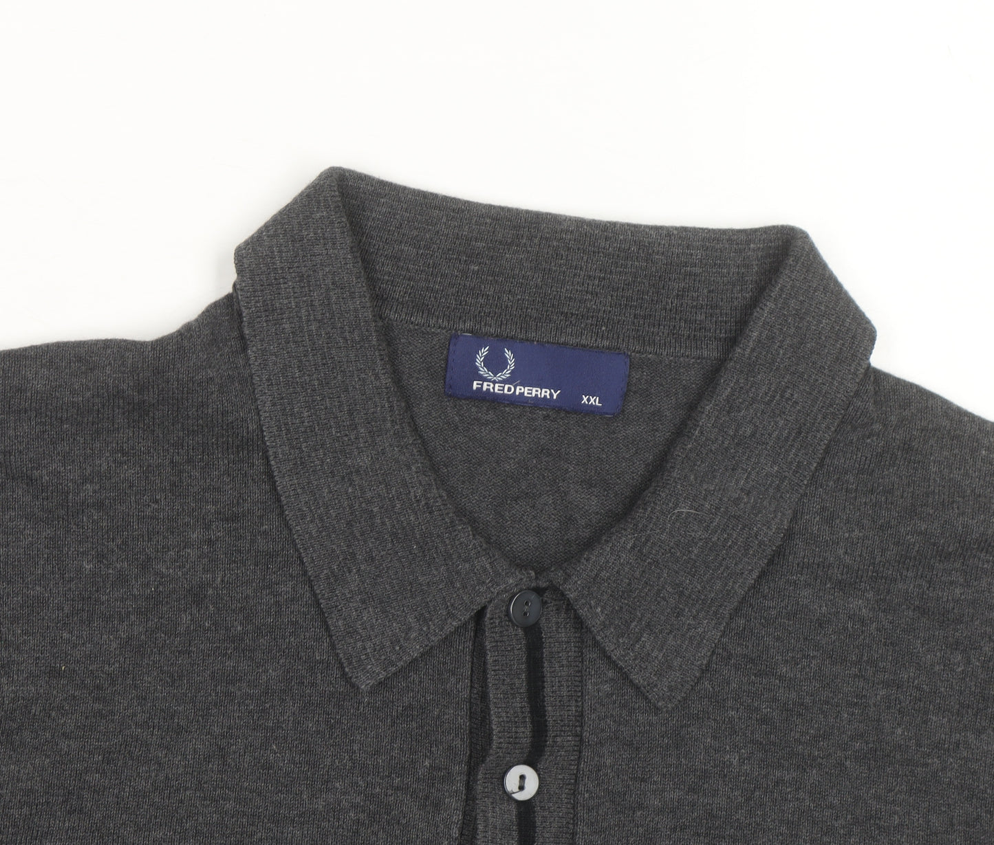 Fred Perry Men's Grey 2XL Cotton Polo Shirt