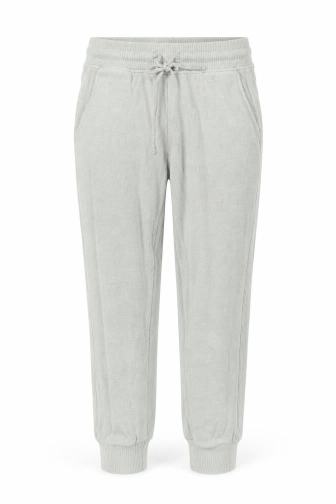 FatFace Womens Grey Jogger Trousers Size 10 Regular Fit Ribbed Knit