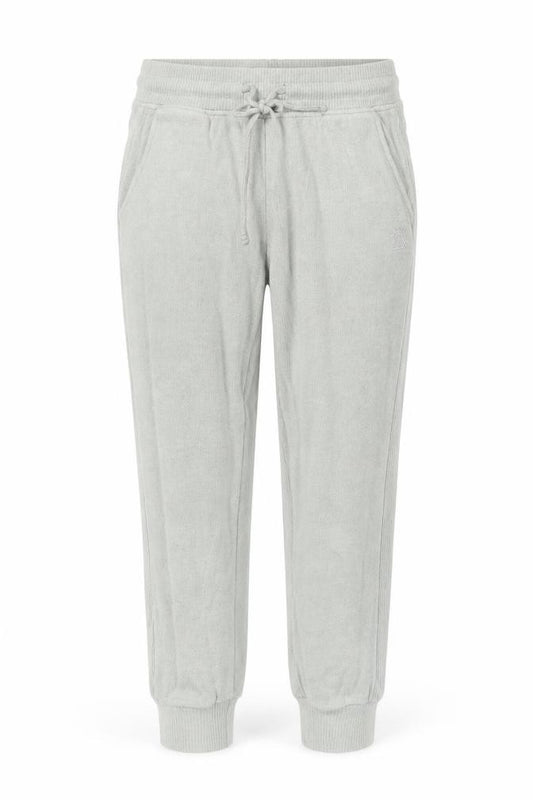 FatFace Womens Grey Jogger Trousers Size 10 Regular Fit Ribbed Knit