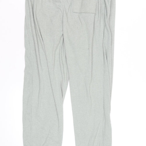FatFace Womens Grey Jogger Trousers Size 10 Regular Fit Ribbed Knit