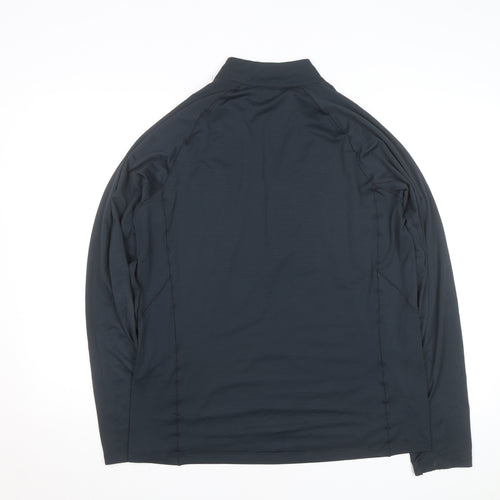 Rab Men's Black L 1/2 Zip Lightweight Activewear Jacket