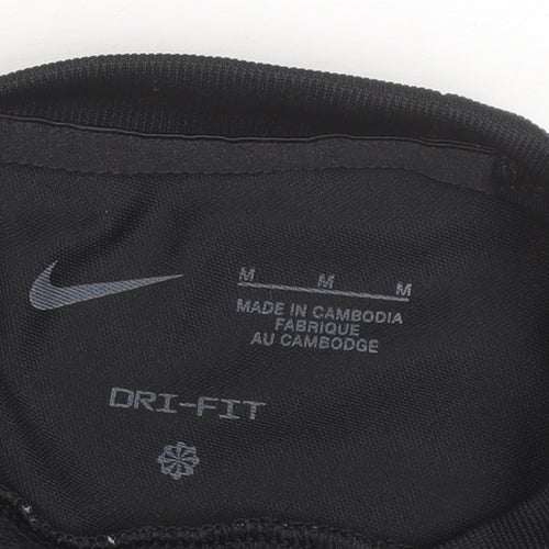 Nike Men's Black Dri-FIT Short Sleeve Athletic T-Shirt M