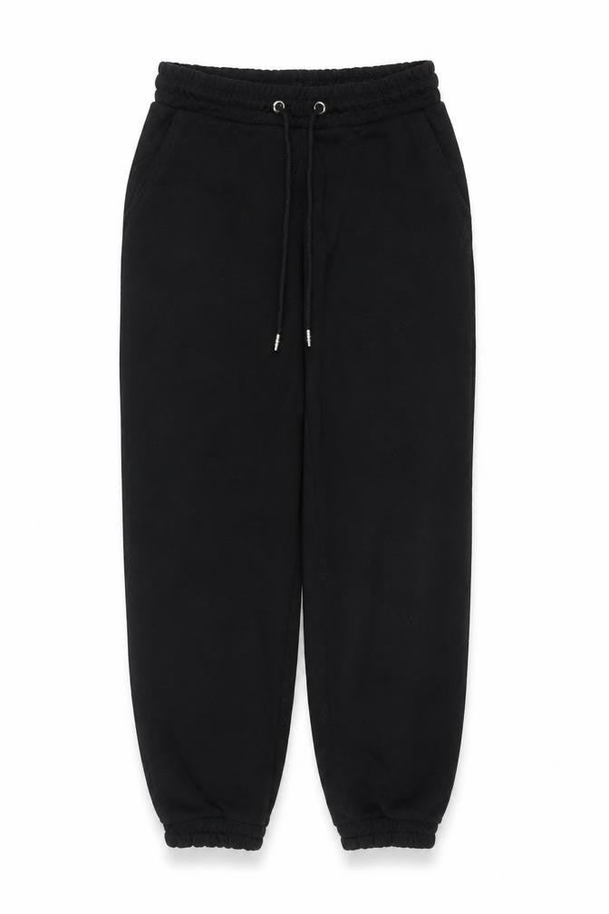 Stradivarius Women Black Jogger Trousers Size M Fleece Elastic Waist