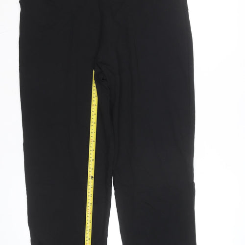 Marks and Spencer Women Black Size 18 Jersey Stretch Leggings