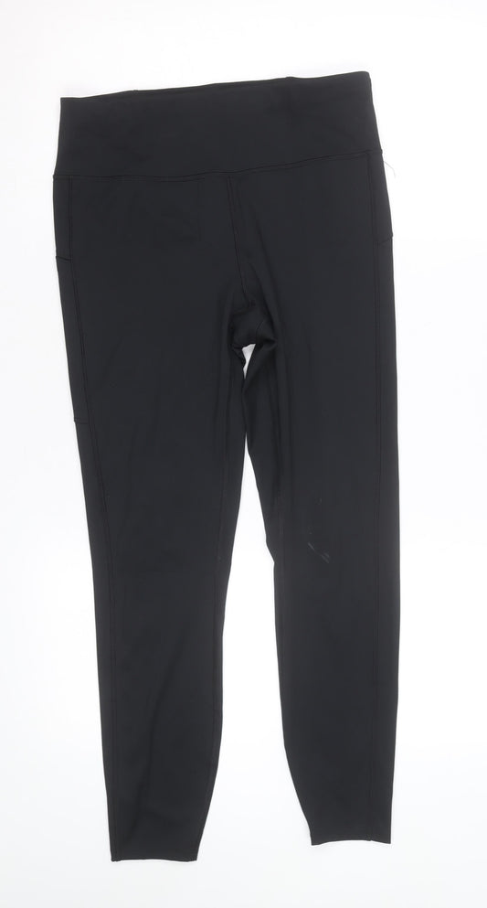 Marks and Spencer Goodmove Women's Black Leggings Size 12 Stretch Activewear