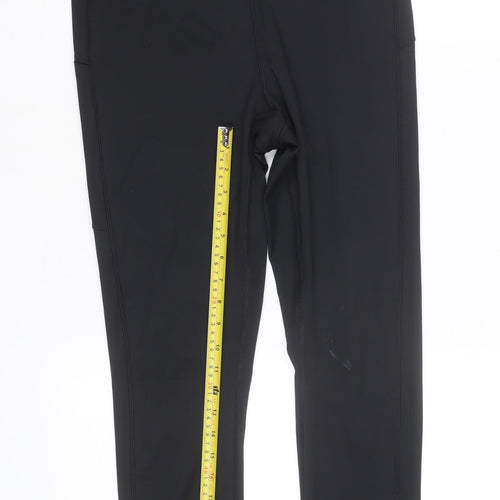 Marks and Spencer Goodmove Women's Black Leggings Size 12 Stretch Activewear