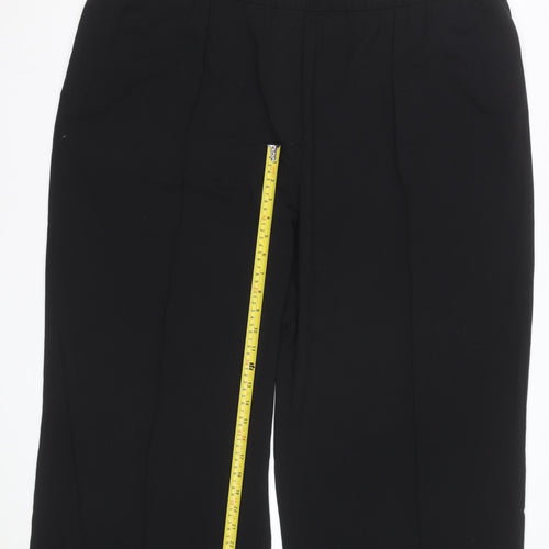 Marks and Spencer Women’s Black Size 12 Short Straight Trousers