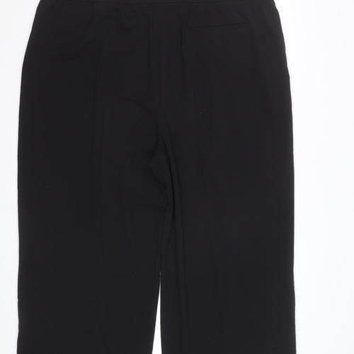 Marks and Spencer Women’s Black Size 12 Short Straight Trousers