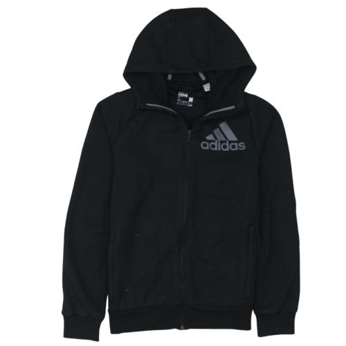 Adidas Men's Black Full Zip Hoodie Size S Sportswear
