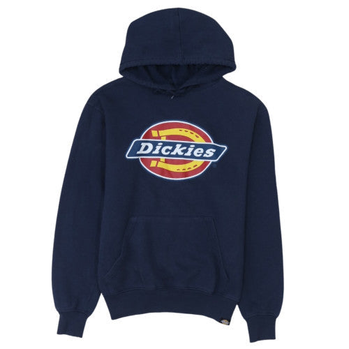 Dickies Men’s Blue Pullover Hoodie Small Graphic Logo Sweatshirt
