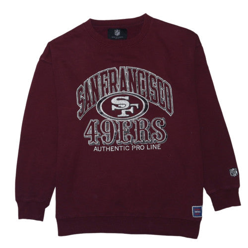 NFL Men’s Red San Francisco 49ers Pullover Sweatshirt Size L