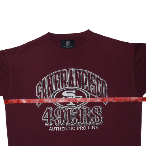 NFL Men’s Red San Francisco 49ers Pullover Sweatshirt Size L