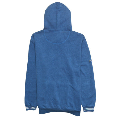 Diesel Mens Blue XXL Pullover Hoodie Cotton Blend Graphic Print