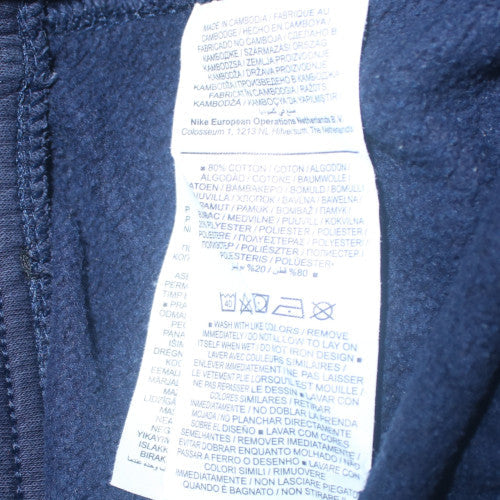 Nike Men Blue Fleece Jogger Sweatpants M Regular Fit Activewear