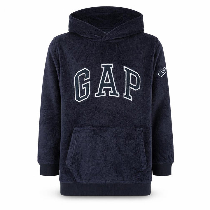 Gap Boys Navy Blue XL (12 Years) Pullover Hoodie with Logo