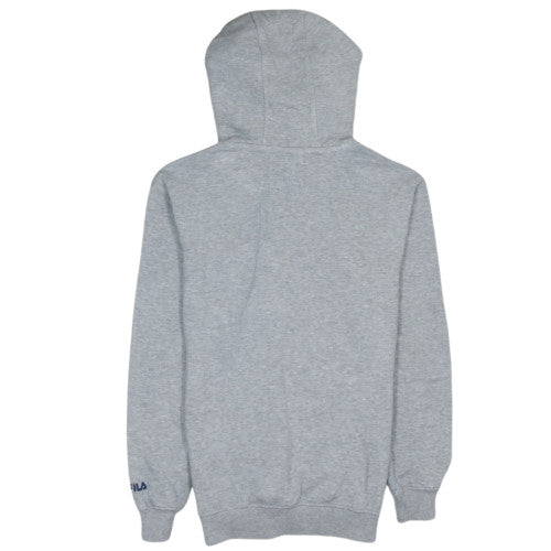 FILA Womens Grey XS Pullover Hoodie Sweatshirt with Logo Print