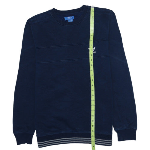 Adidas Men's Blue Crew Neck Pullover Sweatshirt M