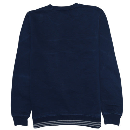 Adidas Men's Blue Crew Neck Pullover Sweatshirt M