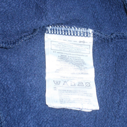 Adidas Men's Blue Crew Neck Pullover Sweatshirt M