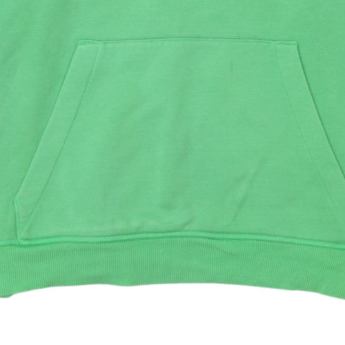 Puma Mens Green XL Pullover Hoodie with Logo and Pockets