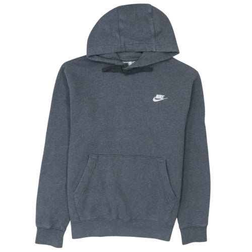 Nike Men's Grey Pullover Regular Fit Fleece Hoodie Size S