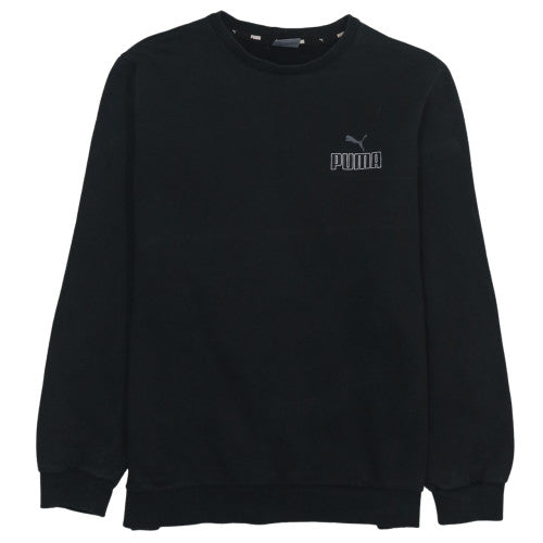 Puma Men's Black Crew Neck Pullover Sweatshirt Size L