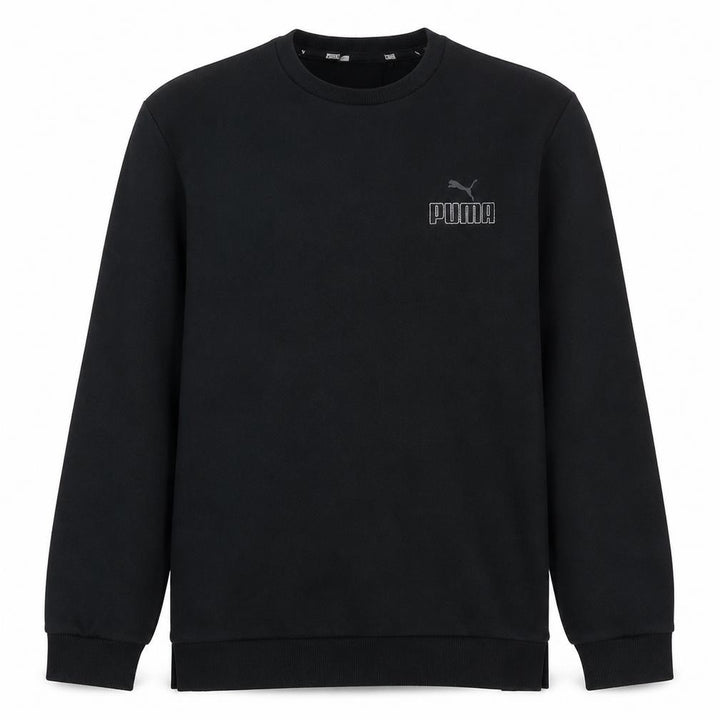 Puma Men's Black Crew Neck Pullover Sweatshirt Size L