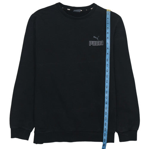 Puma Men's Black Crew Neck Pullover Sweatshirt Size L