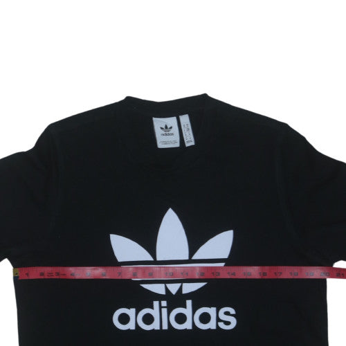 Adidas Men's Black Crew Neck Short Sleeve T-Shirt Size M
